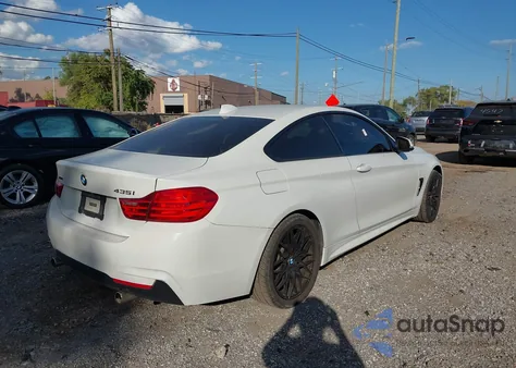 2014 BMW 435I xDrive из США, поврежденный, VIN WBA3R5C52EK188651